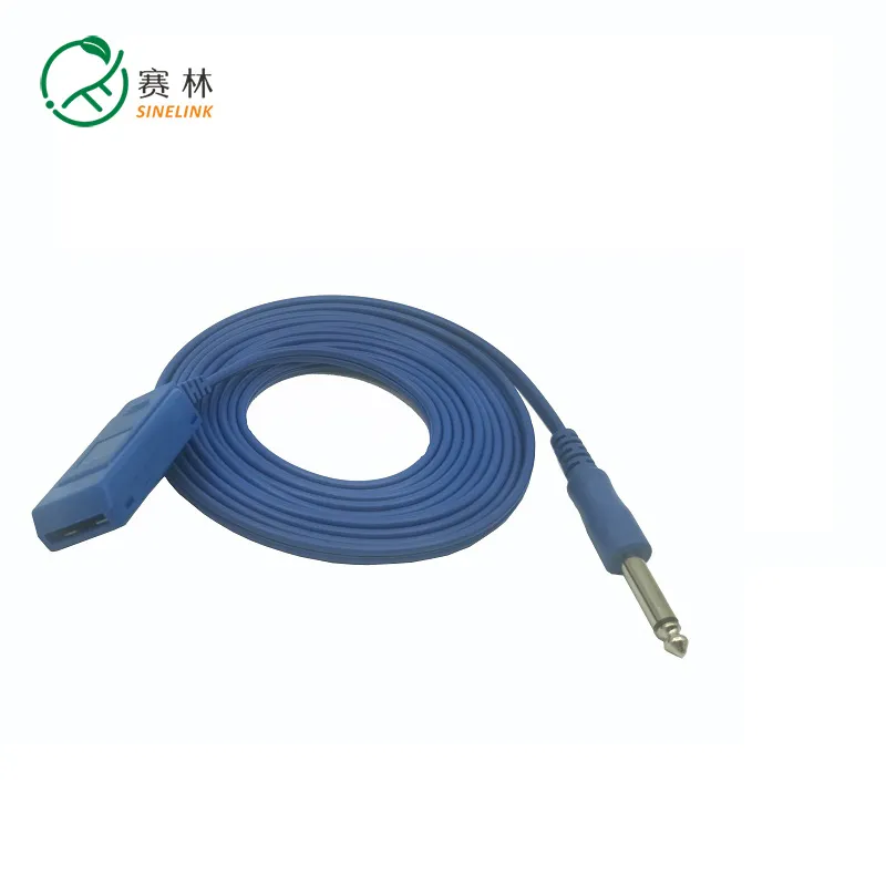 Pelat Penghubung Bantalan Pasien Pembumian Elektrobedah yang Dapat Digunakan Kembali Φ6.35mm